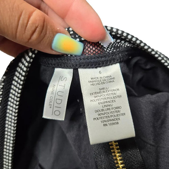 Anne Cole Studio Halter Front Zip One-Piece Swimsuit - Picture 5 of 6